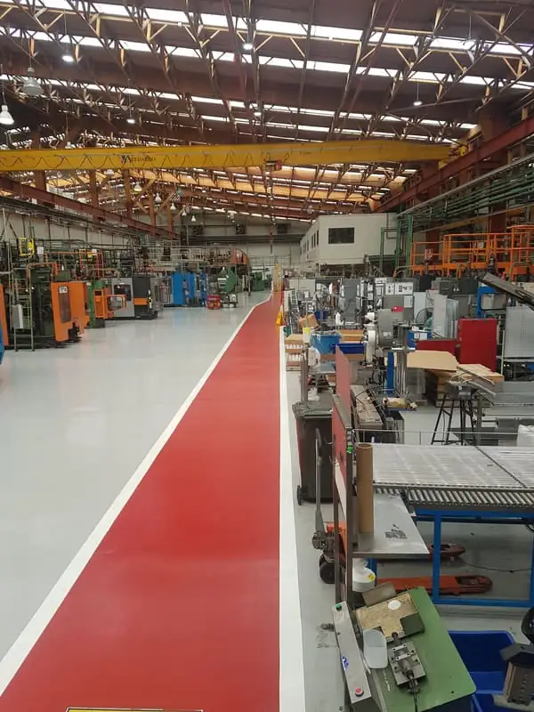 Industrial floor coating