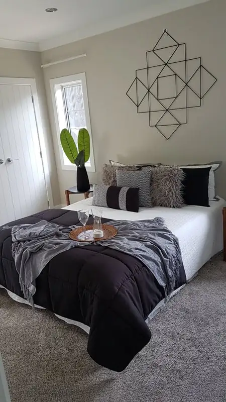 Completed bedroom