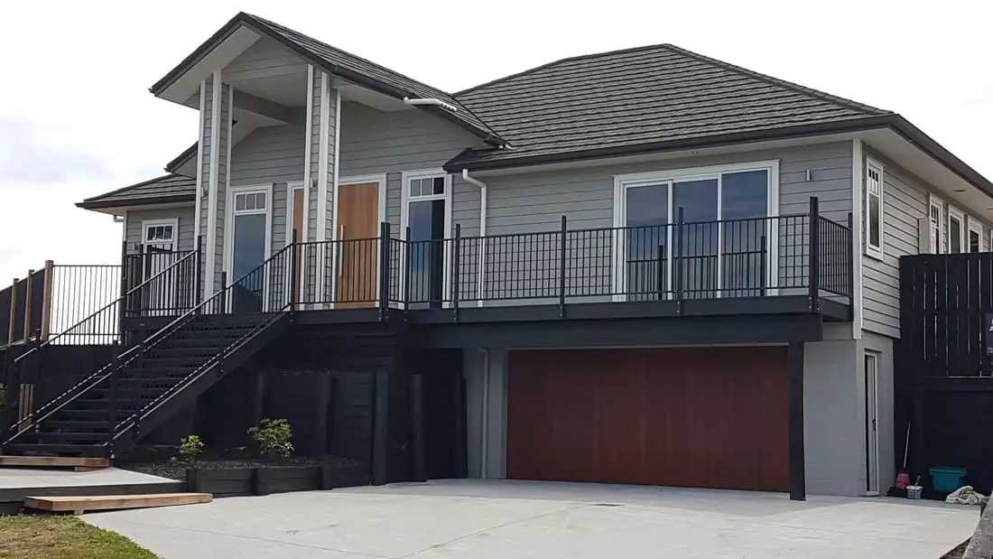 Painted home exterior